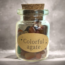 Akaatti sekoitus kivisirupullo 3cm	