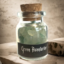 Aventuriini, vihreä kivisirupullo 3cm	