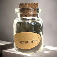 Labradoriitti kivisupullo 3cm	