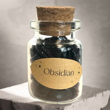 Obsidiaani kivisirupullo 3cm	
