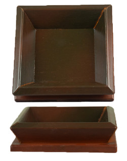 Puinen hedelmätarjotin