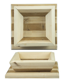 Puinen hedelmätarjotin