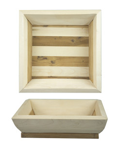 Puinen hedelmätarjotin