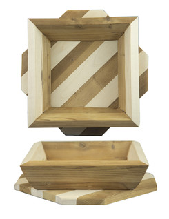 Puinen hedelmätarjotin