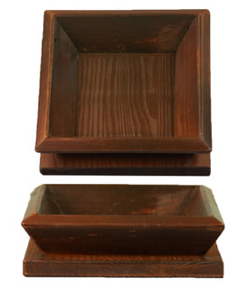 Puinen hedelmätarjotin