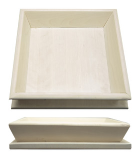 Puinen hedelmätarjotin