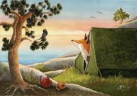 Telttaileva kettu kortti