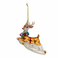 Joulukuusenkoriste kultainen bambi
