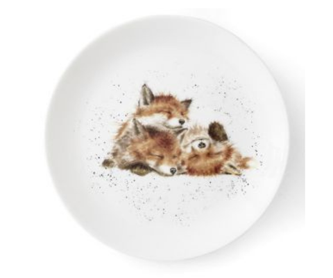 Wrendale köllöttävät ketut 20 cm lautanen