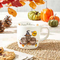 Wrendale Halloween pöllöt isompi muki