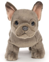 Harmaa ranskanbulldog pehmo