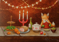 Ketun jouluateria kortti