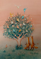 Ketut ja lintupuu kortti