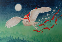 Tornipöllö ja tonttu kortti