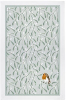 Keittiöpyyhe punarinta ja misteli