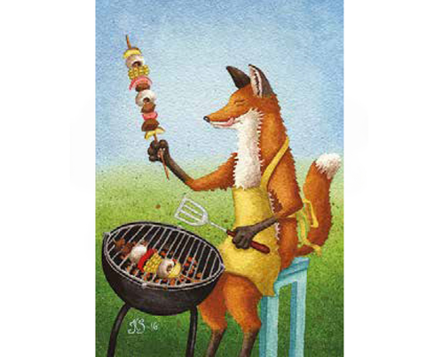 Ketun grillaushetki