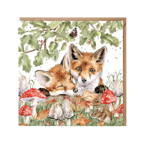 Wrendale ketut sienessä kortti