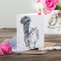 Wrendale pörrökissa minikortti