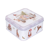 Wrendale vaalea jouluinen peltirasia