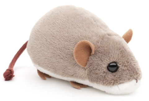 Pieni harmaa pehmohiiri 15 cm