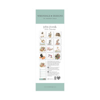 Wrendale kapea kissakalenteri 2026 seinälle