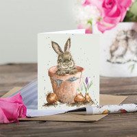 Wrendale kani ruukussa -minikortti