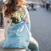 Wrendale mehiläiset kassi ostoksille