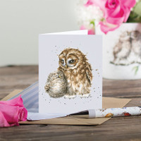 Wrendale pöllönpoika ja emo minikortti