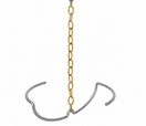 Saunaball Shiny steel  with new hook- COMING SOON