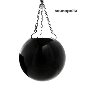 Saunapallo Kiiltävä Musta