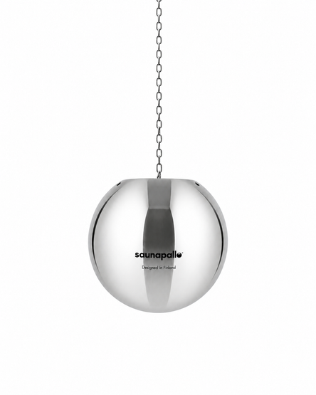Saunaball Shiny steel  with new hook