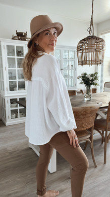 MARIANNE COTTON SHIRT WHITE