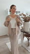SYLVIE KID MOHAIR CARDIGAN BEIGE