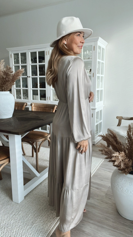 EMILY SILKKI-SATIINIMEKKO BEIGE