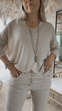 BAGGY JEANS BEIGE
