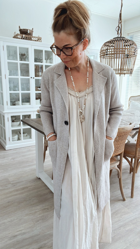 ZELDA NEULETAKKI TAUPE