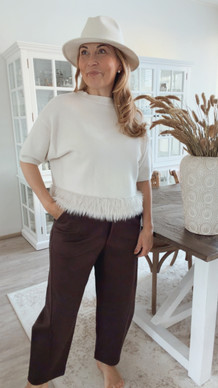 FLUFFY NEULE BEIGE
