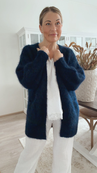 FRIDA KID MOHAIRNEULETAKKI NAVY