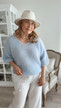 CARIN KID MOHAIR KNIT LIGHT BLUE