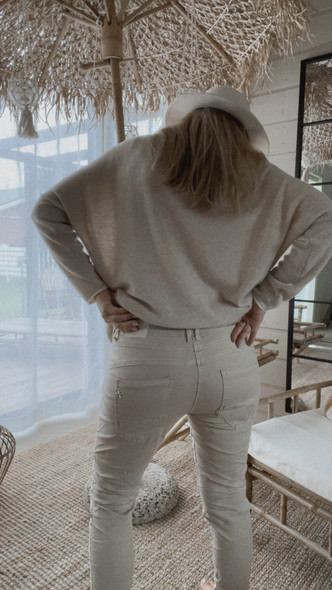 BAGGY JEANS BEIGE