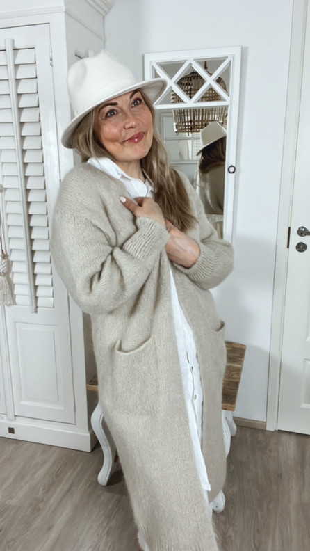 OFELIA NEULETAKKI BEIGE