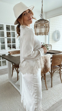 MONIET SATIINIPAITIS BEIGE