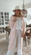 SCARLETT KID MOHAIR CARDIGAN LIGHT ROSE