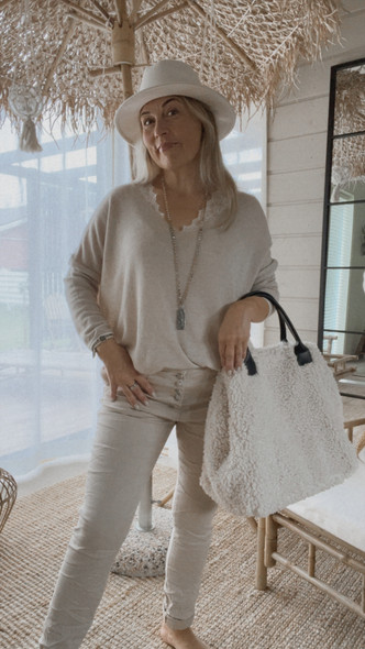 BAGGY JEANS BEIGE