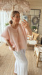 CHARLOTTA KID MOHAIRKNIT LIGHT ROSE