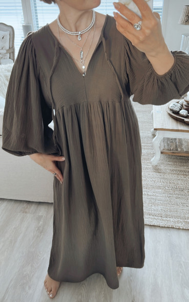 INGRID COTTON DRESS CHOKO