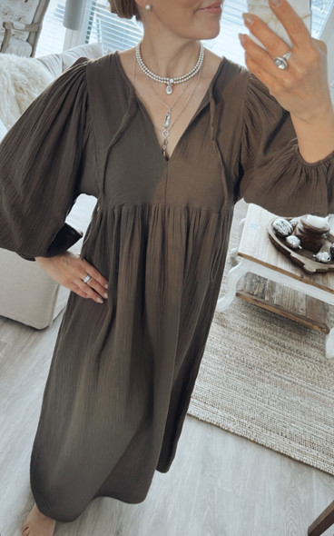 INGRID COTTON DRESS CHOKO