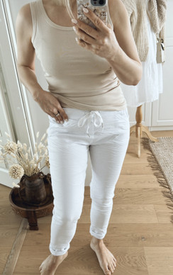 JESSI JOGGERS WHITE