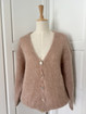 KRISTA MOHAIR KNITTED JACKET CAMEL