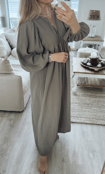 INGRID PUUVILLAMEKKO TAUPE